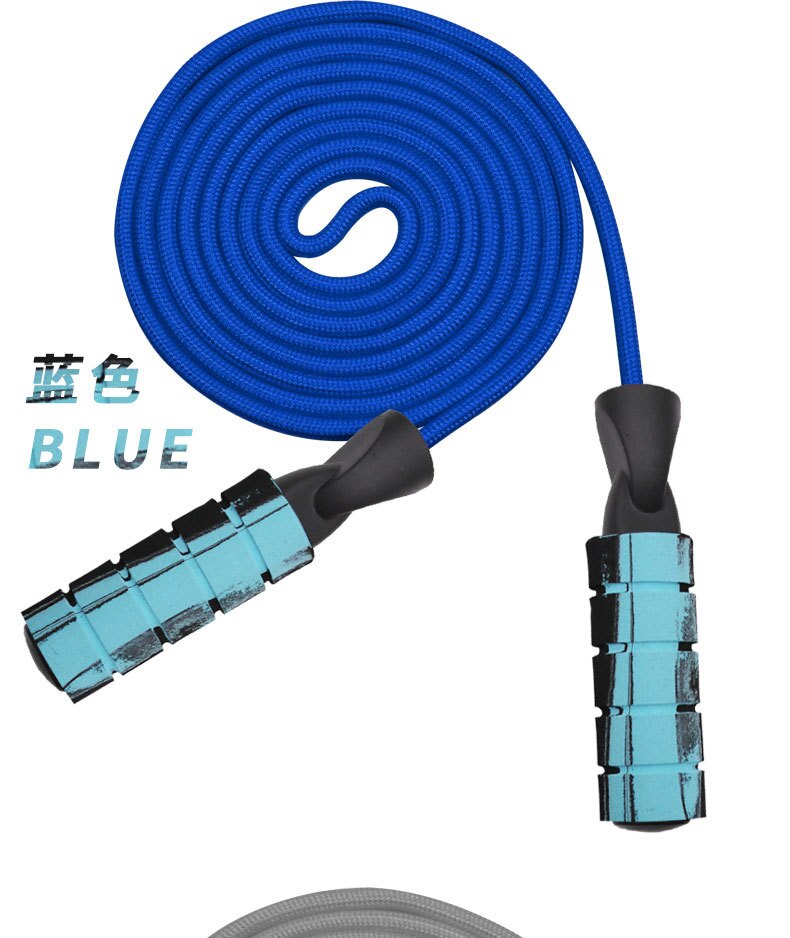 Cojinete dúplex, cuerdas de saltar, cuerda de saltar ponderada, equipo para deportes. Para Adultos estudiantes: 8mm Blue