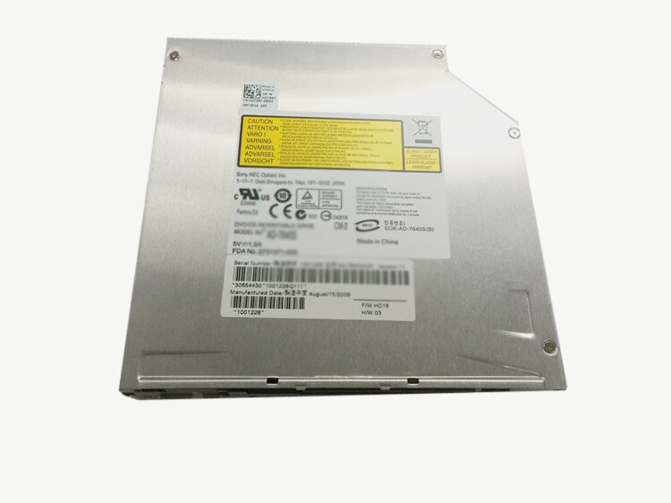 Unidad óptica SuperDrive para ordenador portátil, accesorio para Apple Macbook Pro, 9,5mm, SATA, 8X, DVD, RW, DL, quemador, ranura súper delgada, para Panasonic UJ867A,