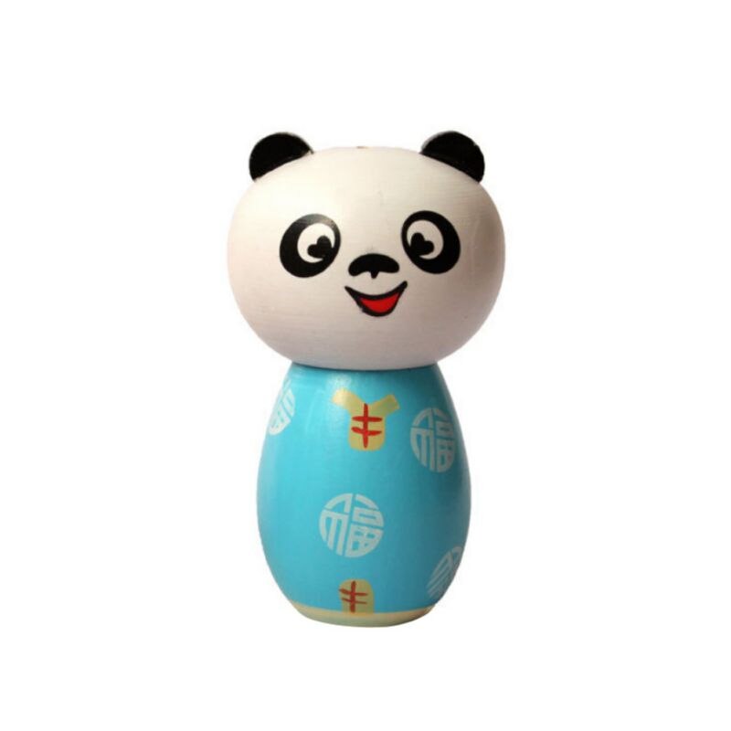 Cute Toothpick Holder Cartoon Animal Wood Toothpick Holder Unique Decorative Case Box Storage Organizer Home Table Decor: F