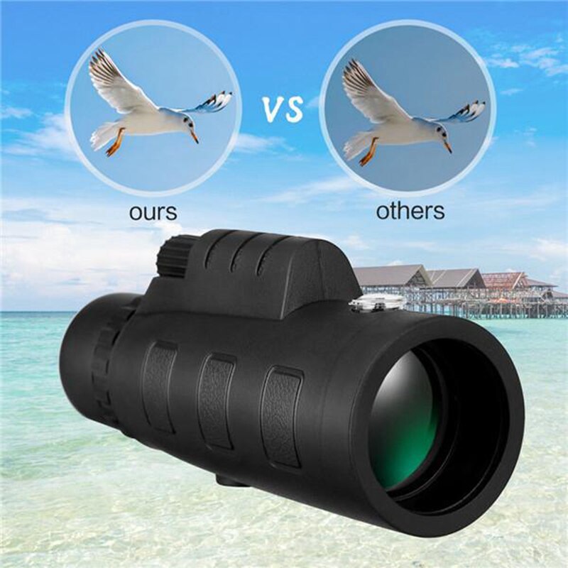 40X60 Portable High Power HD Telescope Monoculars Night Vision Zoom Optical HD Lens