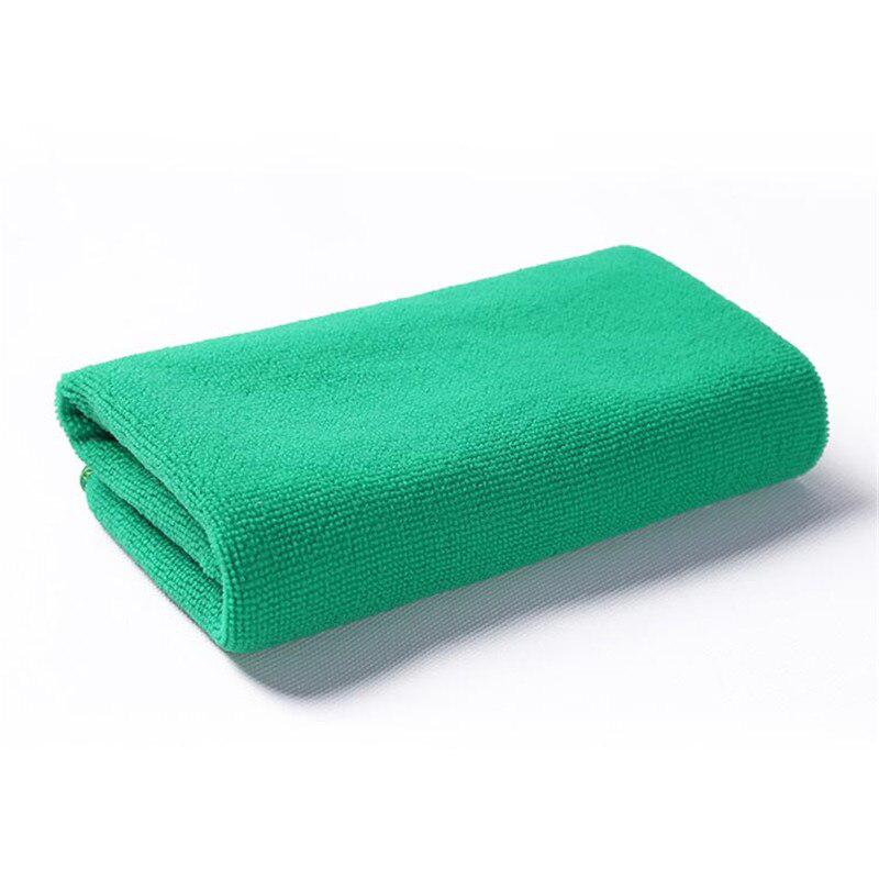 25*25cm bilvask håndklæde blød mikrofiber fiber polering fleece bil rengøring absorberende tørring kit bilpleje vask værktøj