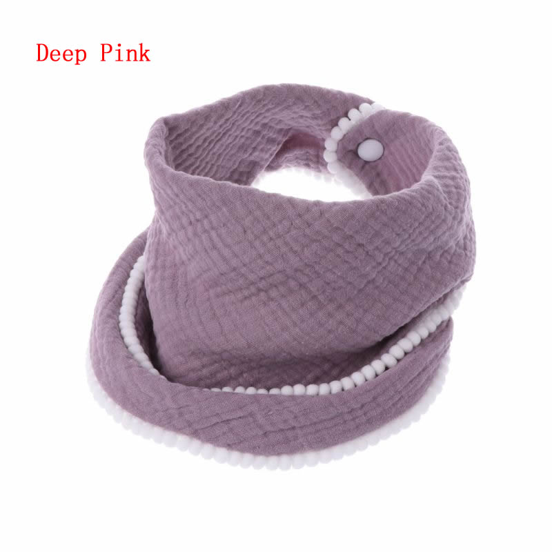 Bebê arroto panos algodão gaze musselina babador bandanas macio respirável newborns toalha cachecol l41d: Deep Purple