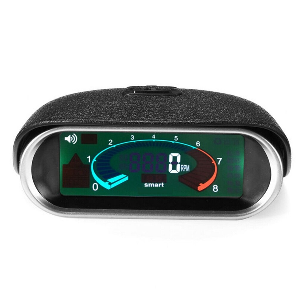 AOZBZ Auto Tachometer LCD Digital Anzeige Motor- Tachometer Digital Tachometer Auto Meter Stiefel Lkw Auto Tachometer
