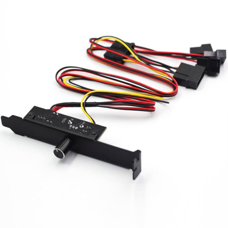 Chassis fan speed controller pci bit fan controller hub stasjonær datamaskin fan speed speed controller støtter 3 / 4 pin: Default Title