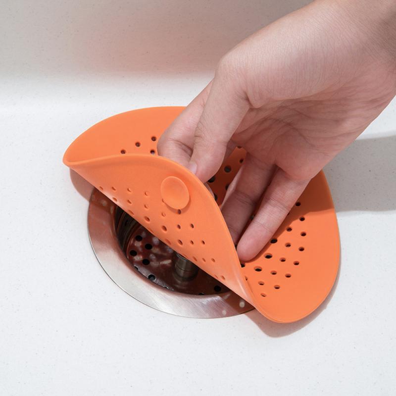 Sink Drain Strainer Hair Catchers Rubber Shower Bathtub Floor Filter Water Stopper Silicone Bathroom Kitchen Deodorant Plug