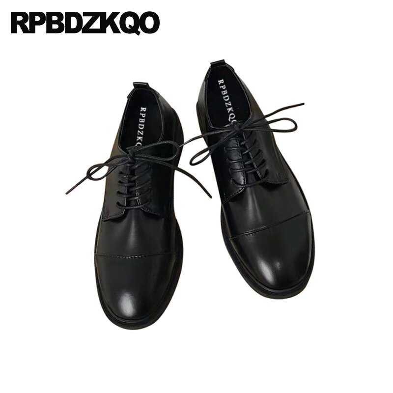 Zapatos Oxford Vintage chinos para mujer, Sandalias planas sin cordones con punta redonda de China, color negro, talla 35, para verano,