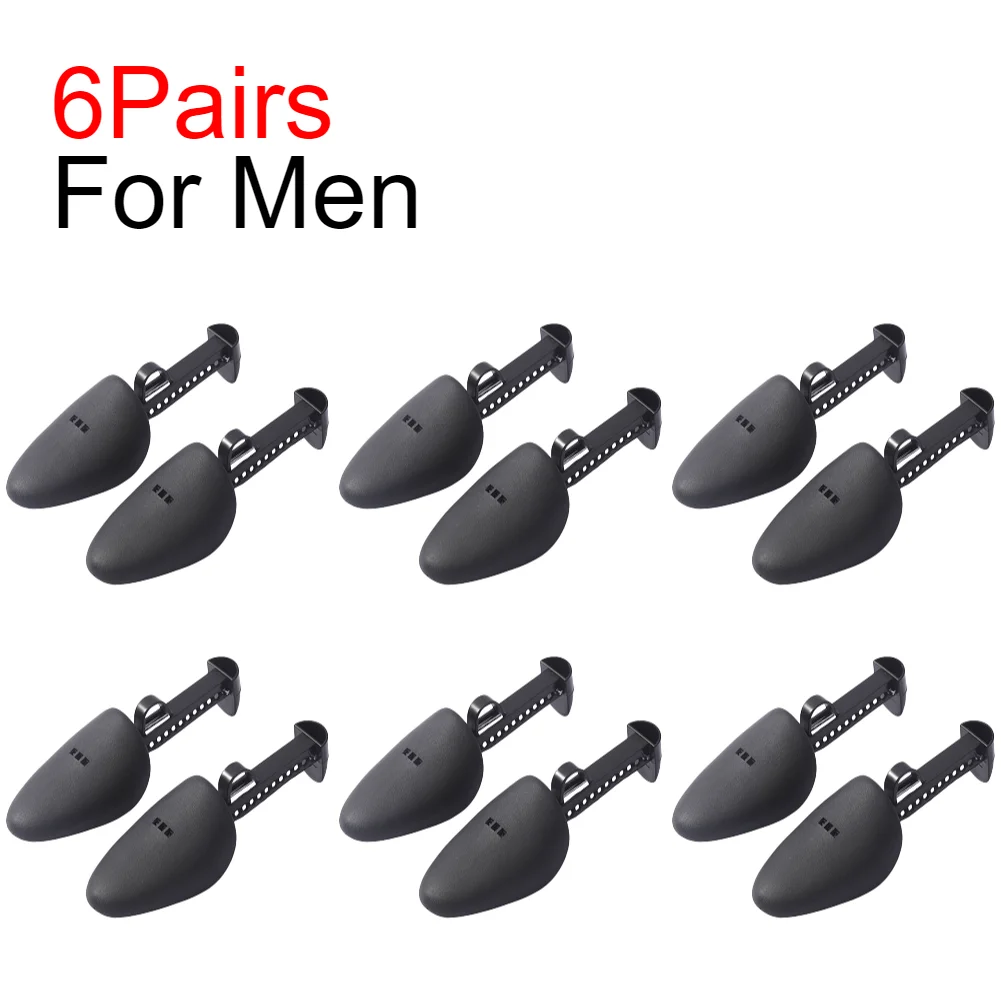 1–10 Paar Kunststoff-Schuhspanner für Damen und Herren, Unisex, modische Lederschuhe, verstellbar, tragbar, für Schuhspanner, Keilrahmen: Freier Raum