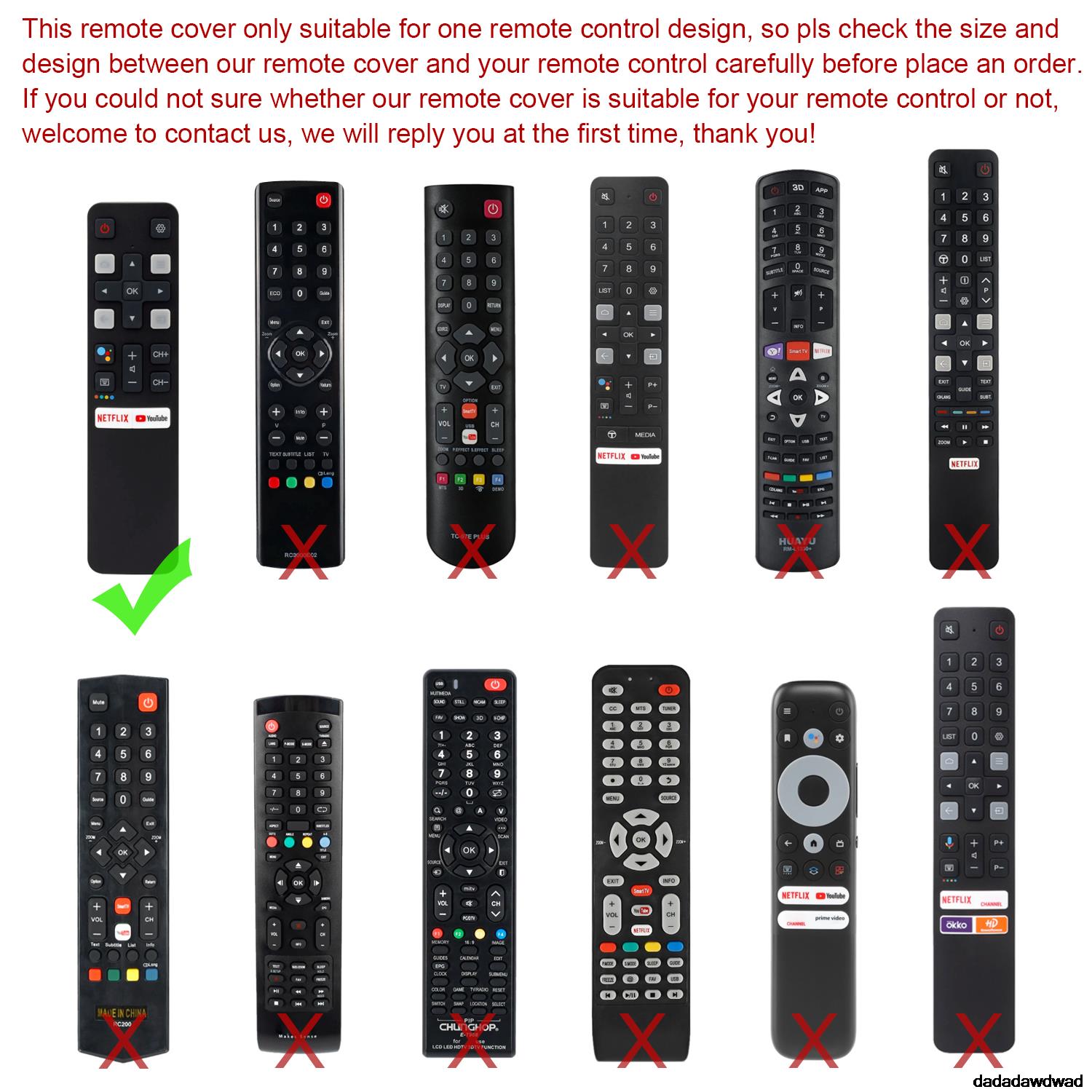 RC802V FNR1 z pilotem przypadkach dla TCL z systemem Android 4K Smart TV Netflix YouTube 49P30FS 65P8S 55C715 49S6800 43S434
