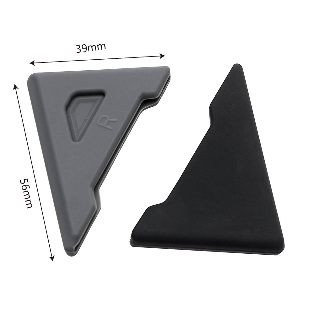 YOSOLO-2 unid/set de silicona para el cuidado automático, parachoques antiarañazos para esquina de puerta de coche, funda de protección contra choques, Protector contra arañazos