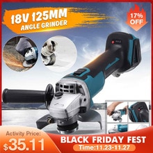 860W 125mm Brushless Cordless Impact Angle Grinder without battery Power Tool Cutting Machine Polisher For Makita 18V Battery