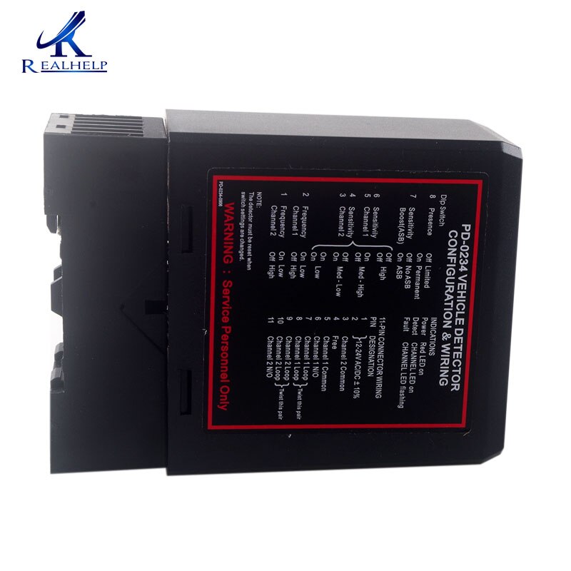 Double channel inductive vehicle loop detector Dual Channel High Sensitivity for the car parking Traffic Inductive 12-24V