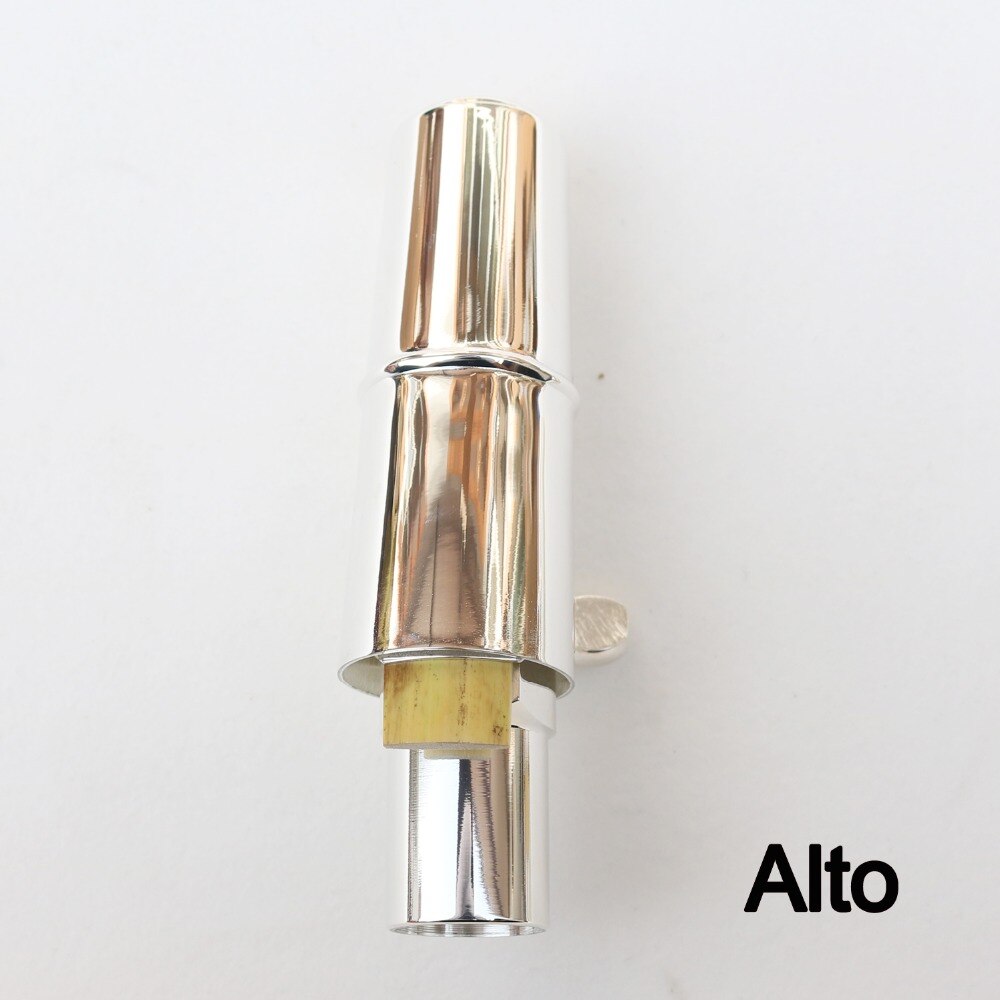 Brand Tenor Soprano Alto Saxophone Metal Mouthpiece Silver Lacquer S90 Mouthpiece Sax Mouth Pieces 5 6 7 8 9