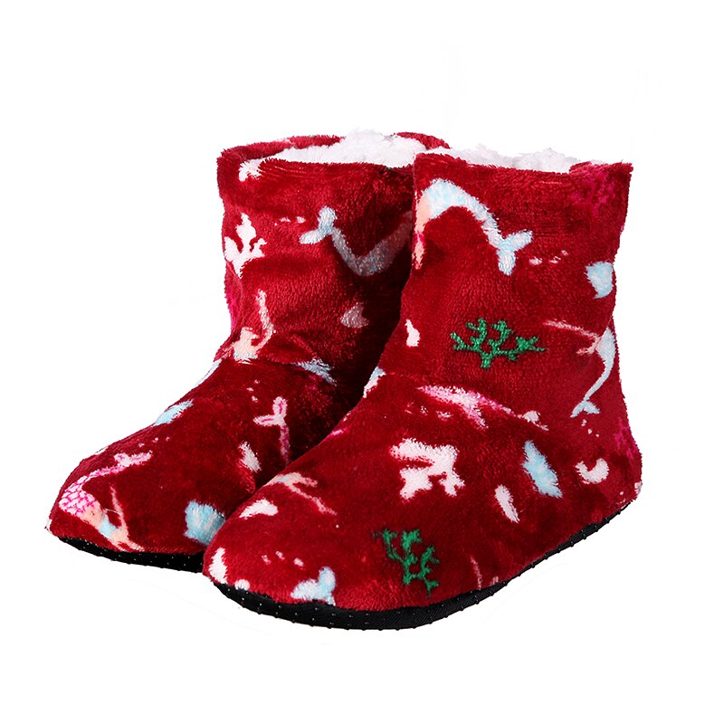 Glglgege Fish Women Shoes Winter Fish Slippers Lady Slip On Plush Keep Warm Indoor Slippers Multi-color optional