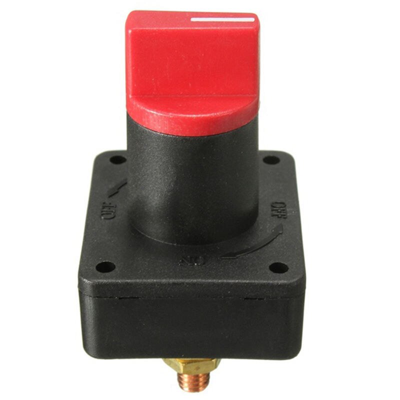 Accuschakelaar, draaischakelaar, stroomonderbreker voor auto, boot, bestelwagen, vrachtwagen, camper, atv, caravan (type  j 1 stuks): Default Title