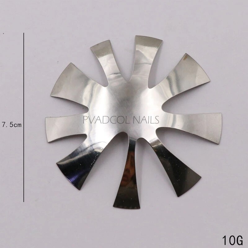 Nails Cutter Deep Oval Smile Line French Almond Nail Art Template Stainless Steel C Curve Tips Tools