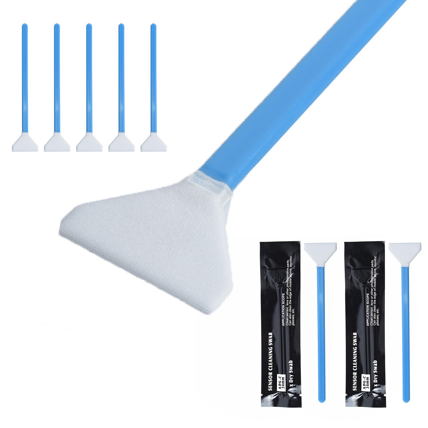 Kit d'écouvillon Portable 10 pour appareil photo reflex numérique APS-C capteur de nettoyage