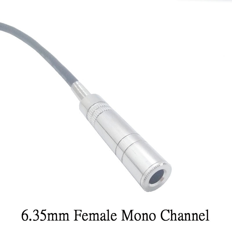 Mono Channel Right Angle 6.35mm Male to 6.35mm Female Jack Plug 20CM Extension Audio Cable Adapter for speakers microphone Mixer