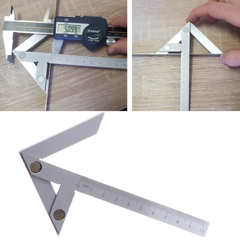 Zentrierung Platz 100*70mm würzen Zentrum Messer Runde Bar Kennzeichnung Zentrum Finder 19QB