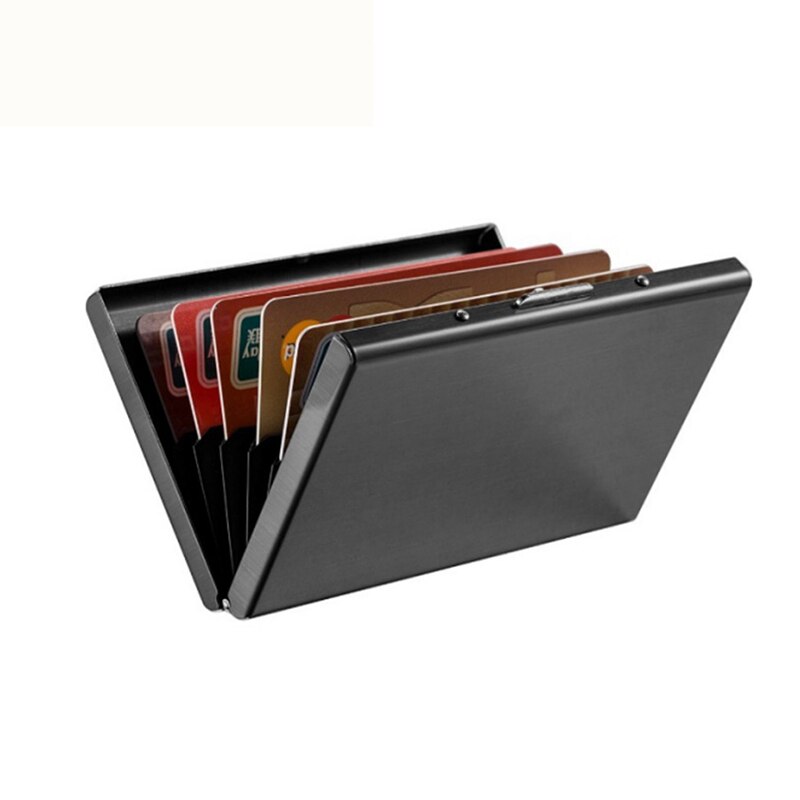 ZOVYVOL Rvs Aluminium Metal Case Box Mannen Zakelijke Creditcard Houder Case Cover vrouwen Portemonnee Kaart Rfid portemonnee