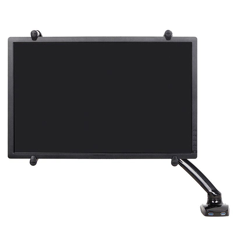 Full Motion LCD Monitor Holder Computer Display Mount Bracket Fit for w/o VESA Display AOE Apple Samsung All in One Computer