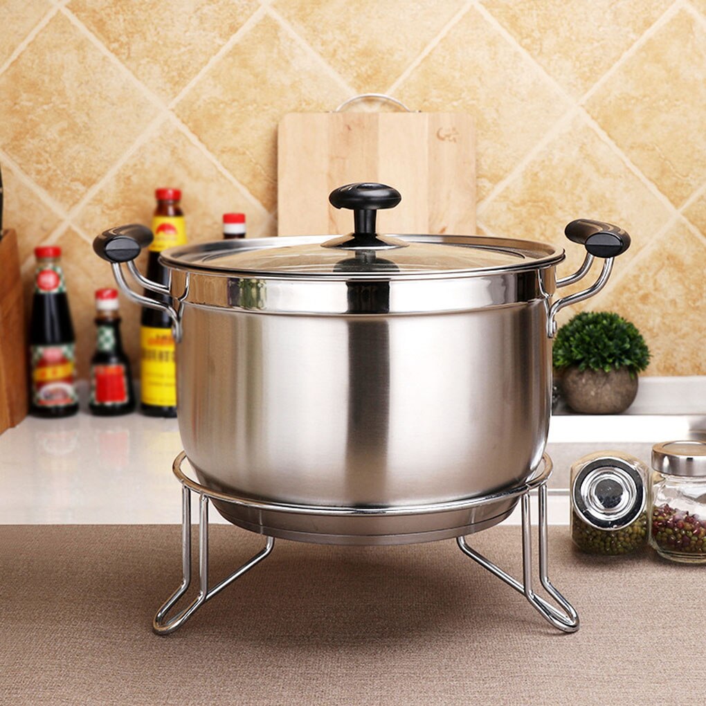 Pot Pan Trivet Kitchen Cooking Stove Stand Solid Stainless Steel Heavy Duty Cool Tool Surface Protectors Rack Cookware Accessory