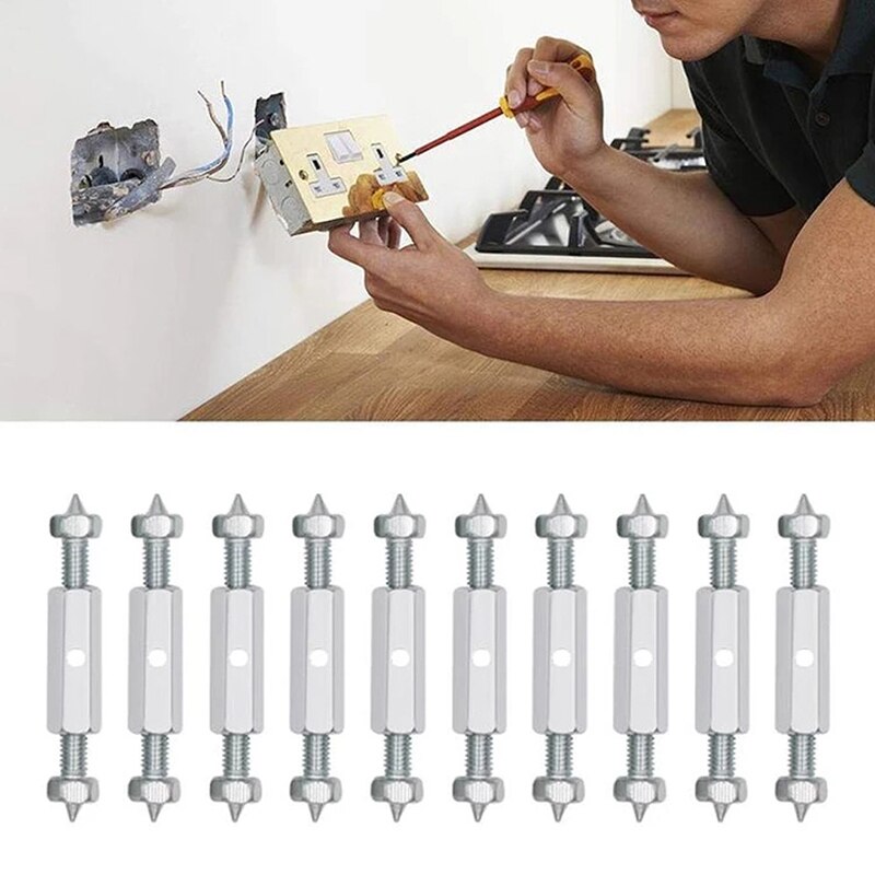 Tornillos de Cassette para enchufe, soporte de barra, caja de interruptor de montaje en pared, herramienta de reparación de accesorios eléctricos DTT88