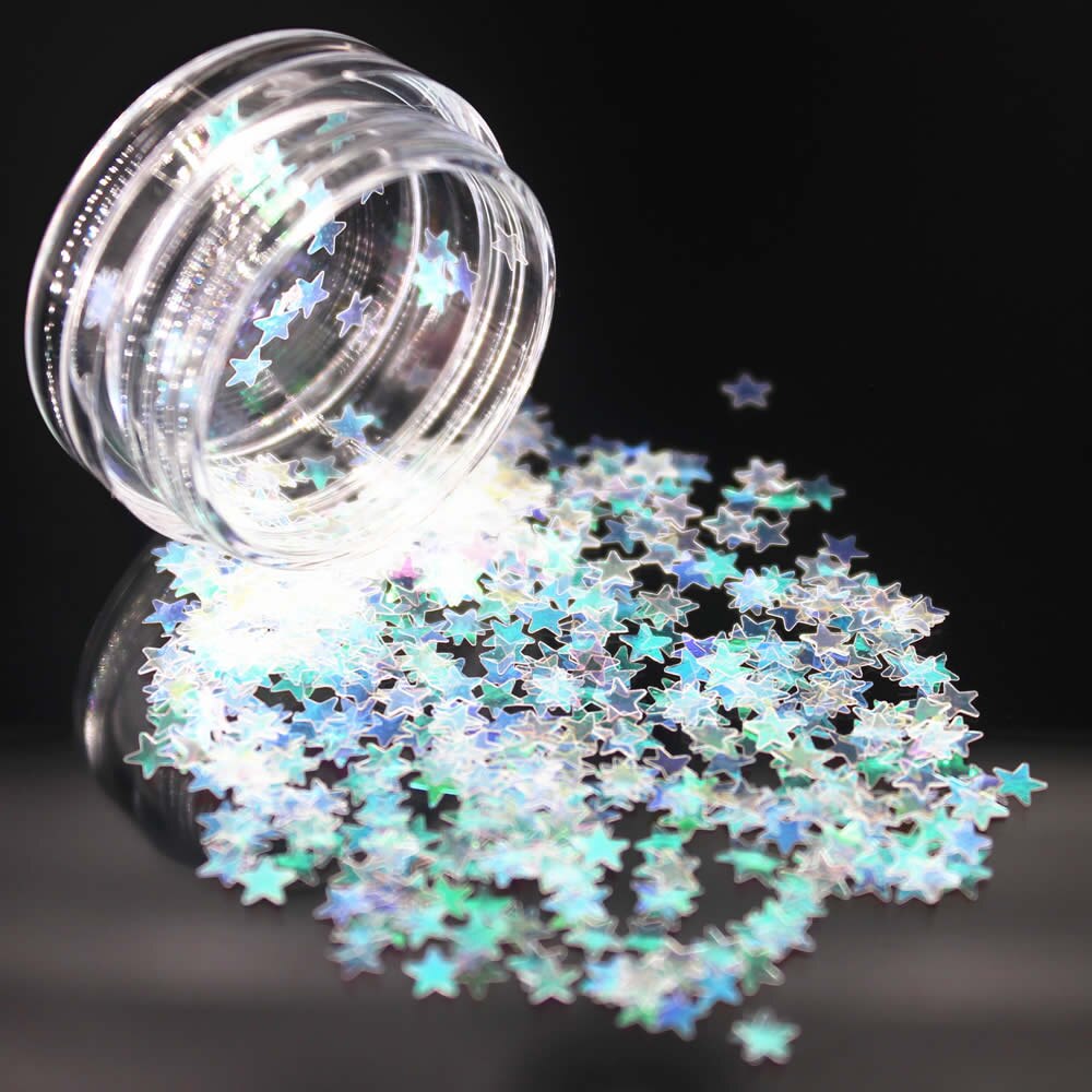 1Kasten Farben Holographische Pailletten funkeln Schimmer Diamant 12 Farbe Auge Glänzende Haut Textmarker Gesicht funkeln Festival machen-hoch Starten