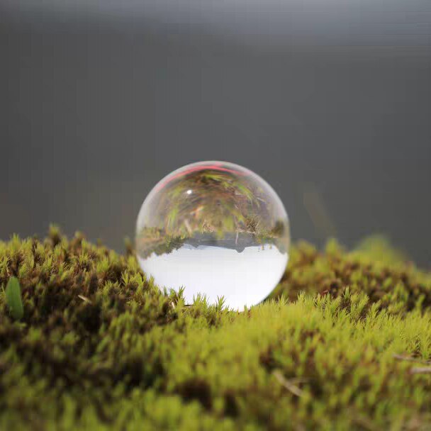 Crystal Ball Large Transparent Photography Glass 100mm Sphere Photo Shooting Props Lens Clear Round Artificial Ball Decor