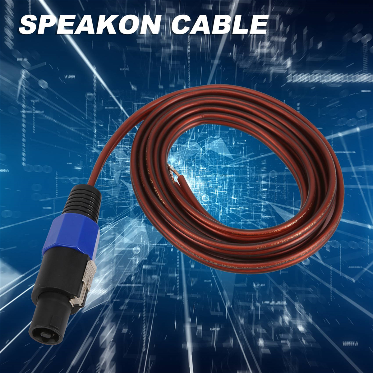 Cavo altoparlante Speakon cavo nudo cavo aperto, cavo Speakon to Speaker cavo Audio cavo di collegamento amplificatore per DJ/PA