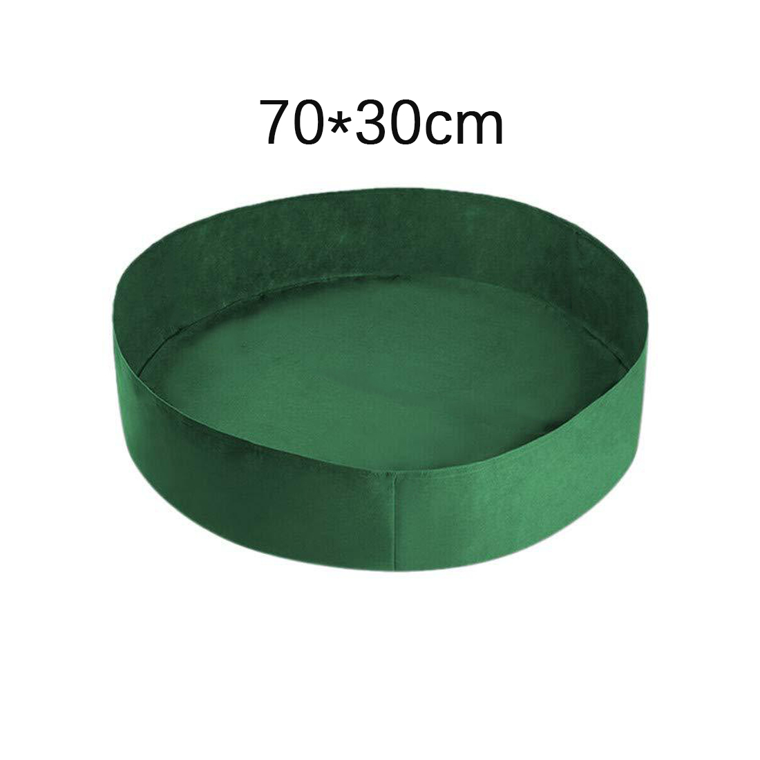15/50/100 gallons stoffen tuinbed plantcontainer kweekzakken ademende vilt stoffen plantenbak voor planten kwekerijpot groot: Groen 70 x 30