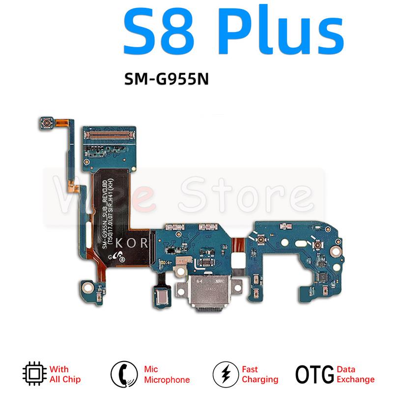 Original USB Ladung Ladegerät Dock Verbinder biegen Kabel Für Samsung Galaxis S7 Rand S8 S9 S10 Plus G950F G955F g960F G965F: S8 Plus G955N