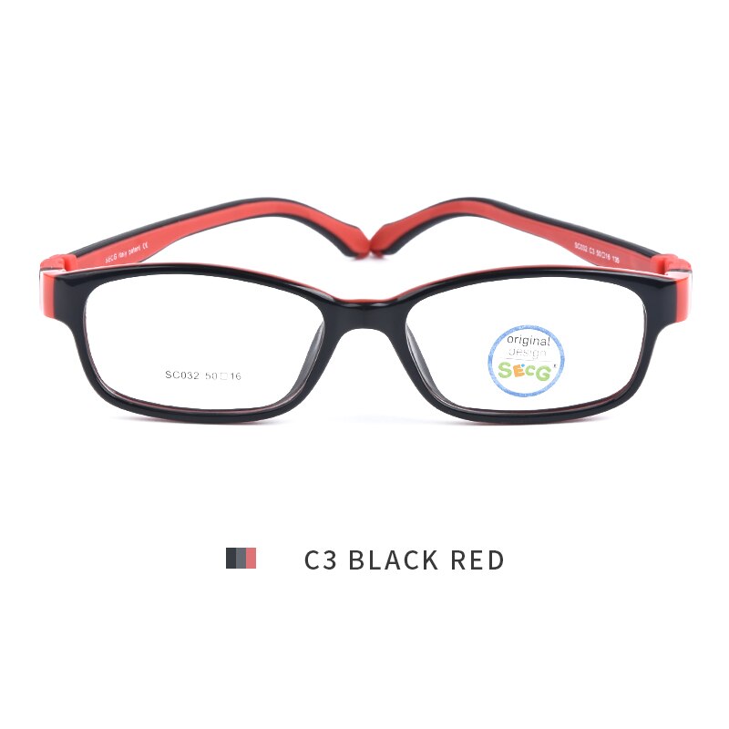 SECG-gafas suaves y flexibles ultraligeras para niños, montura De gafas ópticas para niños, gafas De vista, Lunettes De Vue Enfant: Beige