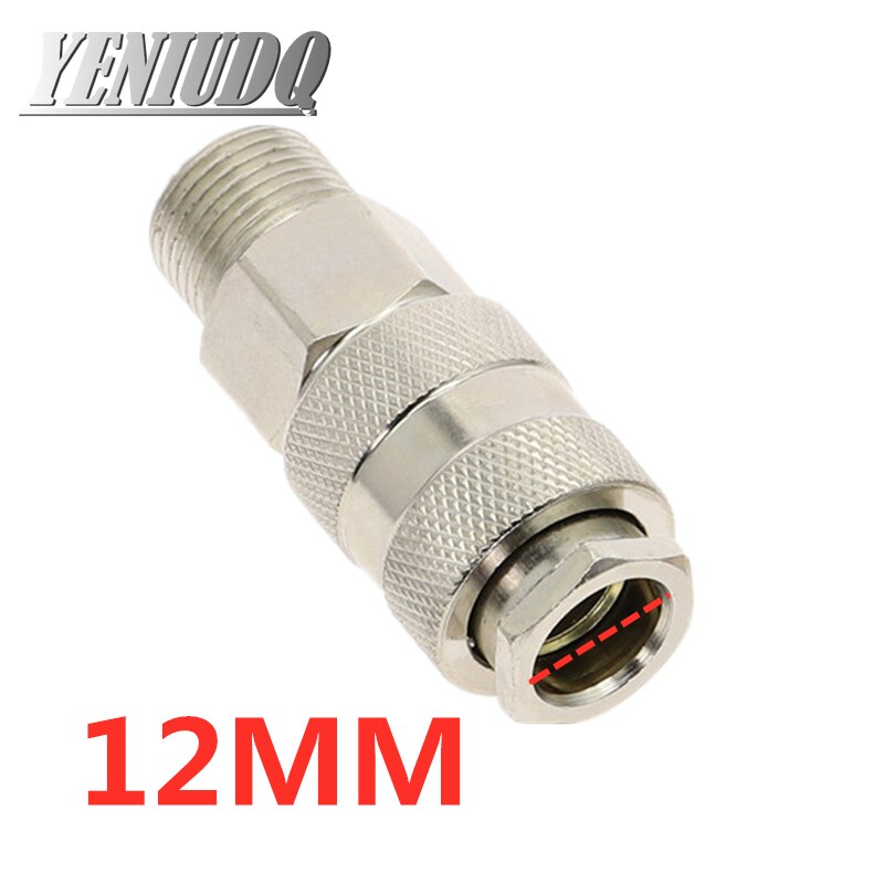 Raccord pneumatique norme européenne ue Euro Type connecteur à raccord rapide coupleur pour compresseur d'air 1/4 3/8 1/2 filetage mâle