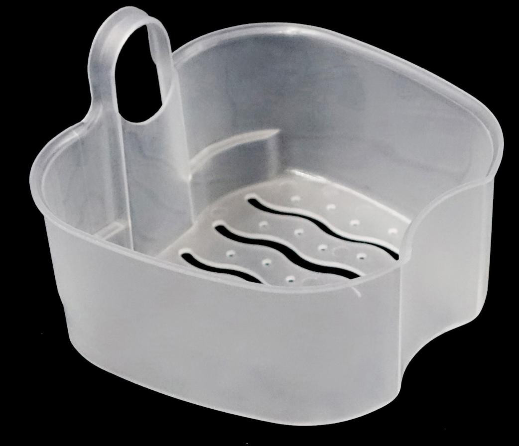 #H40 Denture Bath Box Cleaning Teeth Case False Teeth Storage Box With Hanging Net Container Container Denture Boxs