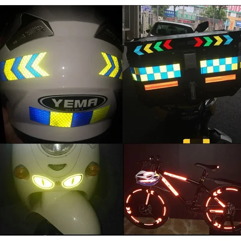 10Stck Fahrrad Rahmen Aufkleber Pfeil Reflektierende Aufkleber Auto Motorrad Fahrrad Aufkleber Sicherheit Radfahren Reflektierende Band Fahrrad Zubehör