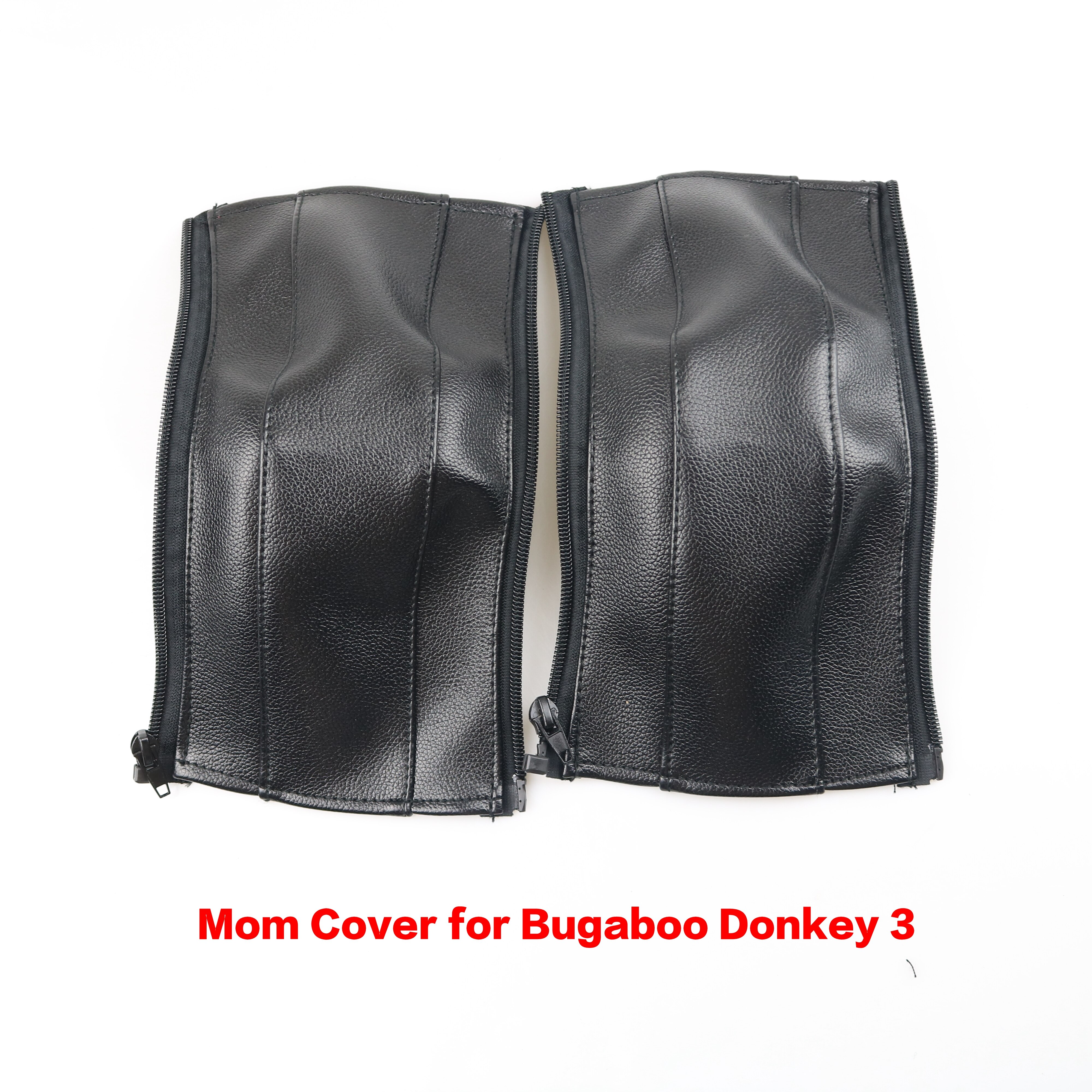 Kinderwagen Armleuningen Covers Voor Bugaboo Donkey 1 2 3 Wandelwagen Pu Lederen Beschermhoes Handvat Bumber Covers Kinderwagens Accessoires: donkey3 mom black