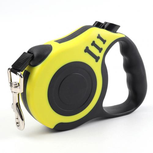 3/5M Intrekbare Hondenriem Automatische Flexibele Hond Puppy Kat Trekkabel Riem Hondenriem Voor Kleine Medium honden Huisdier Producten: YELLOW / 5m