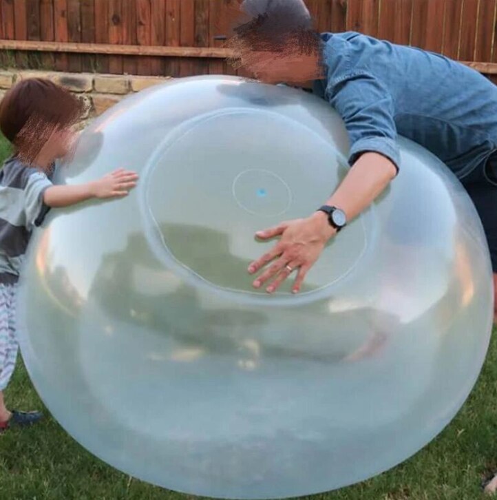 Transparent bubble ball inflatable ball children's big light ball toy parent-child decompression interactive toy