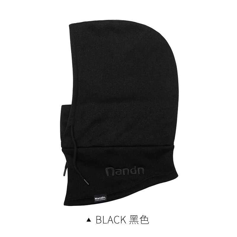 Nandn Ski Masker Ademend Warm Breien Mannen En Vrouwen: Black