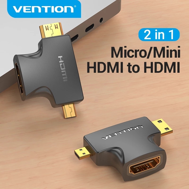 Drag Micro Hdmi Adapter 1080P Micro Mini Hdmi Man-vrouw Connector Voor Projector Camera Tv Mini Hdmi-compatibel Converter