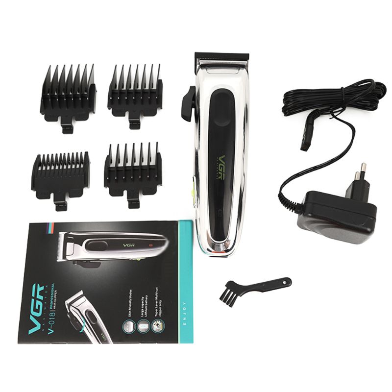 Cortapelos eléctrico recortador de barba, Kit de aseo de peluquero, máquina de corte de pelo inalámbrica recargable, afeitadora de corte D0AF