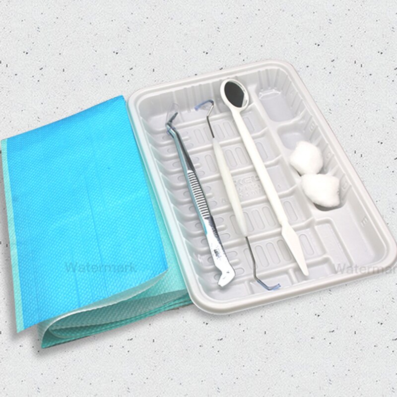 3pcs/set Dental Instrument Kit Disposable Dental Instrument Set Oral Hygiene Dental Mirror Tweezers Probe TOSI