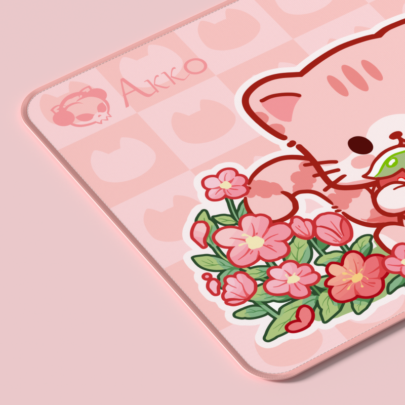 Akko słodki kociak podkładka pod mysz z motywem 360x280mm kreskówka E-SportsGame klawiatura podkładka pod mysz Kawaii antypoślizgowa zabezpieczona krawędź podkładka na biurko podkładka pod mysz