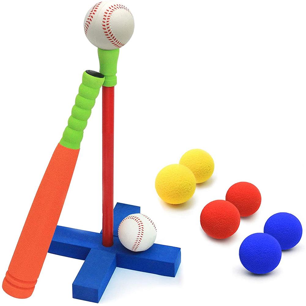 16/21in 2In1 Baseball Batting Set And Pitching Machine Golf Toy For Kids ToddlersTeeball Kit For Children Toddler Boys And Girls