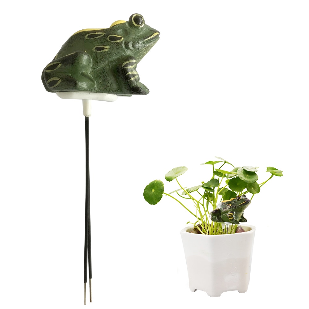 Resin Frog Soil Moisture Meter Plant Moisture Tester Sensor For Indoor Bonsai Farm Watering Reminder Garden Detector Hygrometer