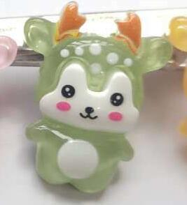 20pcs Mixed Dear Flatback Resin Cabochons Embellishments Scrapbook Craft DIY Hair Accessories: blue