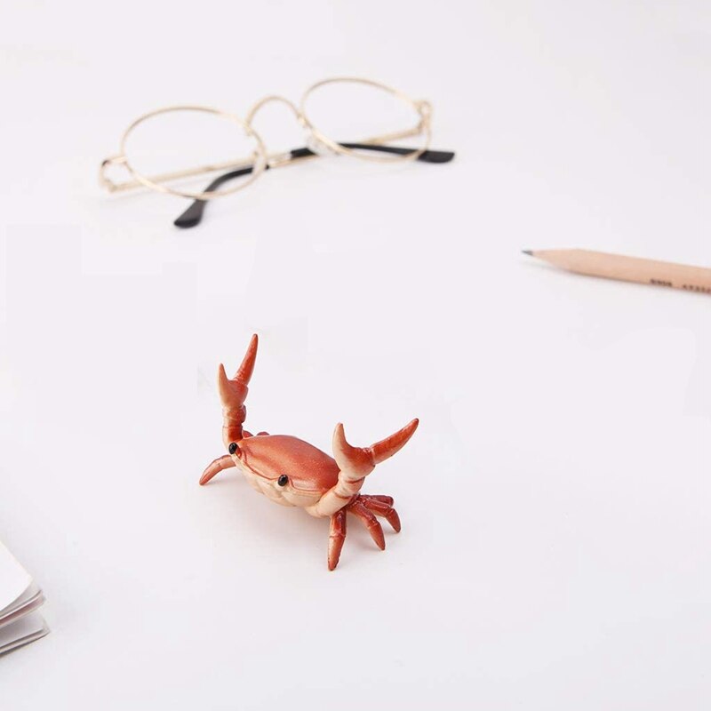 Japanese Cute Crab Pen Holder Weightlifting Crabs Penholder Bracket Storage Rack Stationery