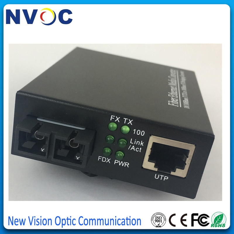 10/100/1000 m de fibra dupla, mm, 850nm, 550 m, sc, fonte de alimentação externa, carregador do euro, conversor dos meios da fibra do gigabit ethernet