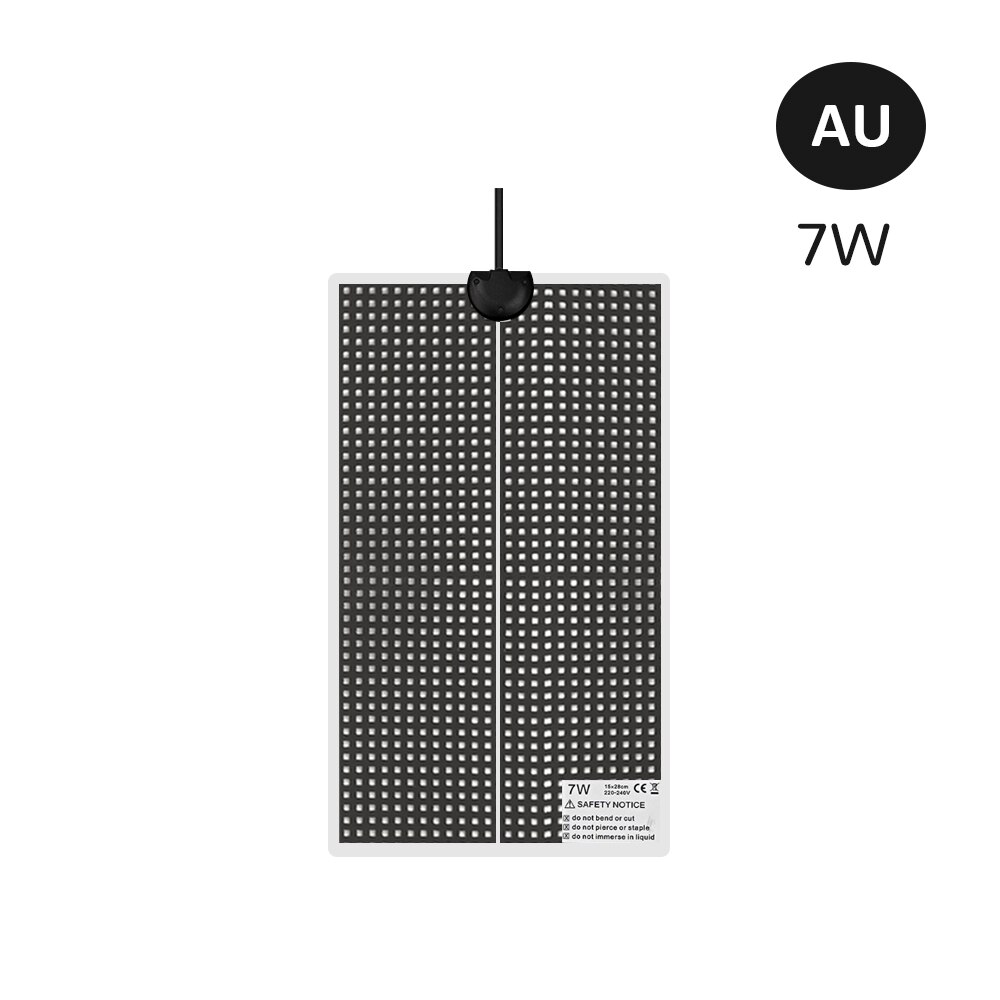 Heating Pad Climbing Pet Warm Reptiles Heat Mat Adjustable Temperature Controller Mats Reptile Accessories: 7W-AU
