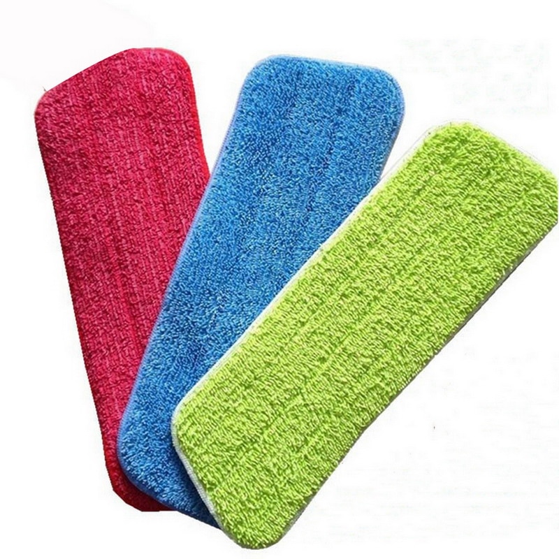 Remplacement de la tête de balai à franges lavable en microfibre pour le nettoyage de la poussière et du sol